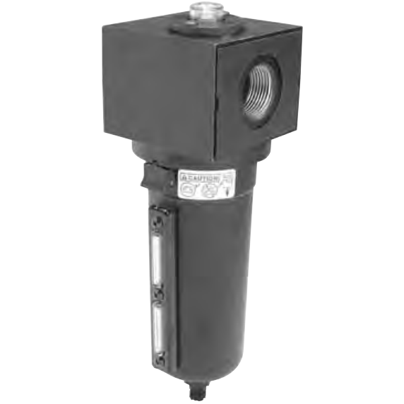 Wilkerson M39 Series Modular Coalescing Filter, Port Sizes 3/4, 1; Flows to 120 SCFM